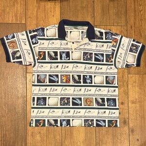 vintage 1990’s disney golf polo shirt
